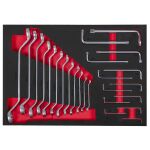 Sada očkových a torx kľúčov v penovej výplni - AH61360R