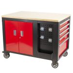 Vozík na náradie, 10 zásuviek, 138 ks náradia - AH6810