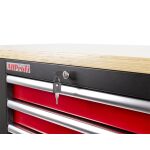 Vozík na náradie, 10 uzamykateľných zásuviek - AH6810