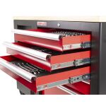 10 uzamykateľných zásuviek dielenského vozíka - AH6810