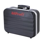 Uzavretý čierny hliníkový kufor s náradím a rukoväťou, AHProfi AH803228.
