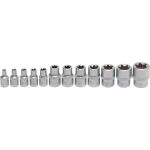 Nástrčné kľúče, E-Torx, SW E4 - E20, 12 ks - B2038