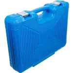 Uzavretý plastový kufor so sadou BGS technic 5180 s kovovými prackami – B5180