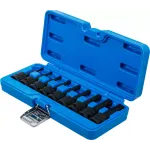 Šikmý pohľad na rázové hlavice TORX 1/2