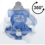 Paralelný zverák BGS 100 mm s otočnou funkciou 360 ° a aretáciou - B70965