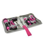 Ružové náradie v puzdre, 23 ks, Geko G10107