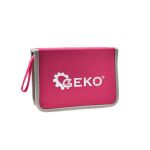 Ružová sada náradia pre ženy v puzdre, 23 ks, Geko G10107