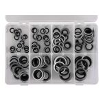 Tesniace oceľové/gumové krúžky 110 ks - GE314