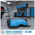 Zametací stroj Güde GKM 650 ideálny na upratovanie veľkých plôch - GU16804