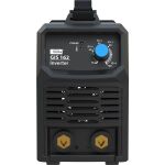 Predný panel invertorovej zváračky Güde GIS 162 s nastavením prúdu a pripojovacími svorkami - GU20124