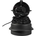 Zadný pohľad na naftový ohrievač Güde GD 20 TI s ventilátorom a pripojovacím káblom - GU8515