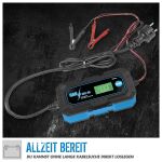 Automatická nabíjačka batérií Güde GAB 12V/6V-4A s pripojovacími káblami a svorkami - GU85145