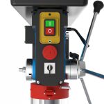 Detail ovládacieho panela stĺpovej vŕtačky Güde GSB 32