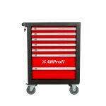 Dielenský vozík prázdny, červený 685x455x975 mm, 7 zásuvok - H14019P