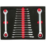 Sada kľúčov v penovej výplni - AH9407