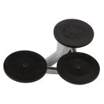 Hoteche prísavka na sklo trojitá , 3 x 123 mm - HT423103