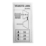 Štítok pásovej píly Hoteche - HTP805208