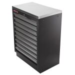 Celokovová dielenská skrinka PROFI s 9 - zásuvkami  680x458x910 mm - TGC1309