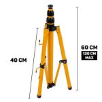 Výškovo nastaviteľný statív 60–120 cm s pevnou základňou 40 cm – K02051