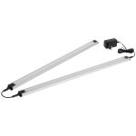 2x LED panel 8W s adaptérom a prepojkou - LED8WBAL2