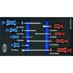 Sada skrutkovačov vo výplní do dielenského vozíka - TGC1307WBBAL