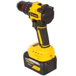 Zadný pohľad na AKU vŕtačku 21 V Brushless, TALADO – ML-SET