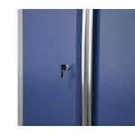 Celokovová široká dielenská skrinka PROFI BLUE  915x458x2000 mm - MTGB1336