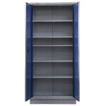 Celokovová široká dielenská skrinka PROFI BLUE  915x458x2000 mm - MTGB1336