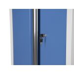 Celokovová dielenská skrinka PROFI BLUE dvojkrídla 680x458x910 mm - MTGC1300