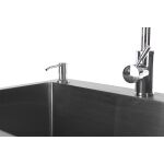 Celokovová dielenská skrinka PROFI BLUE s nerezovým drezom - MTGC1300C