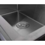 Celokovová dielenská skrinka PROFI BLUE s nerezovým drezom - MTGC1300C