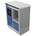 Celokovová dielenská skrinka PROFI BLUE 680x458x910 mm - MTGC1301A