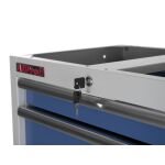 Uzamykateľná dielenská skrinka do dielenskej zostavy PROFI BLUE - MTGS1300BAL10