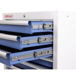 PROFI modrá celokovová skriňka s 7-mi šuplíkmi - MTGC1307