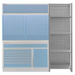 Kovový, policový regál ako súčasť dielensej zostavy - MTJA680