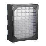 Plastový organizér / box na skrutky, 60 rozdeľovačov - MW1505