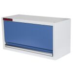 Celokovová závesná skrinka PROFI BLUE s výklopnými dvierkami 680x281x350 mm - MWGB1326
