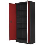 Celokovová široká dielenská skriňa PROFI 915x458x2000 mm - RTGB1336