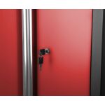 Celokovová dielenská skrinka PROFI RED s nerezovým drezom - RTGC1300C