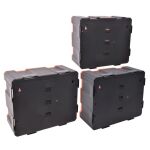 3 zadné panely plastových organizérov s otvormi pre montáž na stenu a možnosťou prepojenia - TC32067BAL