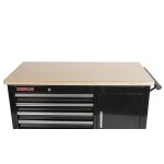 Dielenský vozík s drevenou pracovnou doskou - TBR-L4407E-B