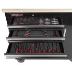 Náradie v penovej výplni v dielenskom vozíku - TBR-L4407E-B