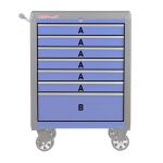 Rozmery dielenského vozíka AHProfi - TBR3107X