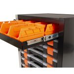 Výsuv šuplíkov je opatrený pojazdmi s guličkovými ložiskami - TC320056