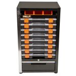 Kvalitná kovová skrinka určená na organizáciu drobného dielenského vybavenia a materiálu - TC320056