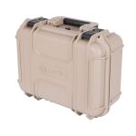 Odolný vodotesný plastový kufor v béžovej farbe - TC320086TAN