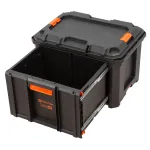 Plastový box TACTIX LOAD UP s ​​vysunutou zásuvkou a kovovými pojazdmi – TC320421