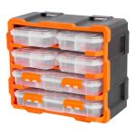 Plastový organizér, 6 uzatvárateľných boxov - TC320672