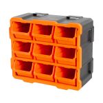 Plastový organizér, 9 zásobníkov - TC320676