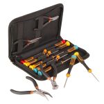 Sada hodinárskych skrutkovačov a mini klieští v uzavíratelném pouzdře - TC545714